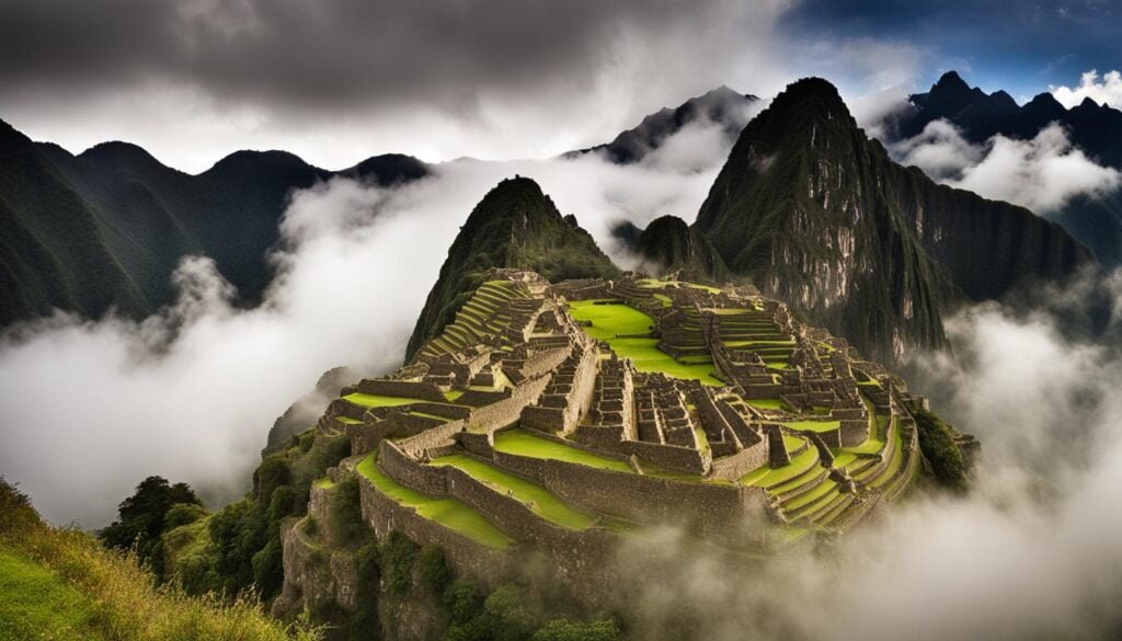 Mystic Machu Picchu Amidst the Andes