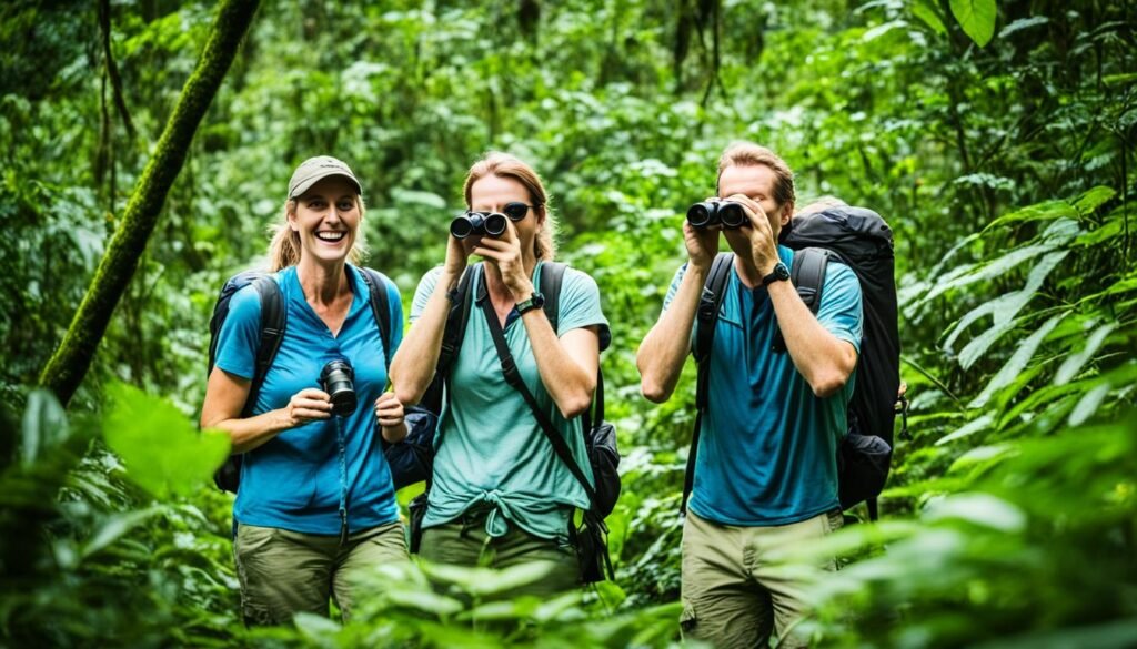 Primate spotting in Kibale National Park