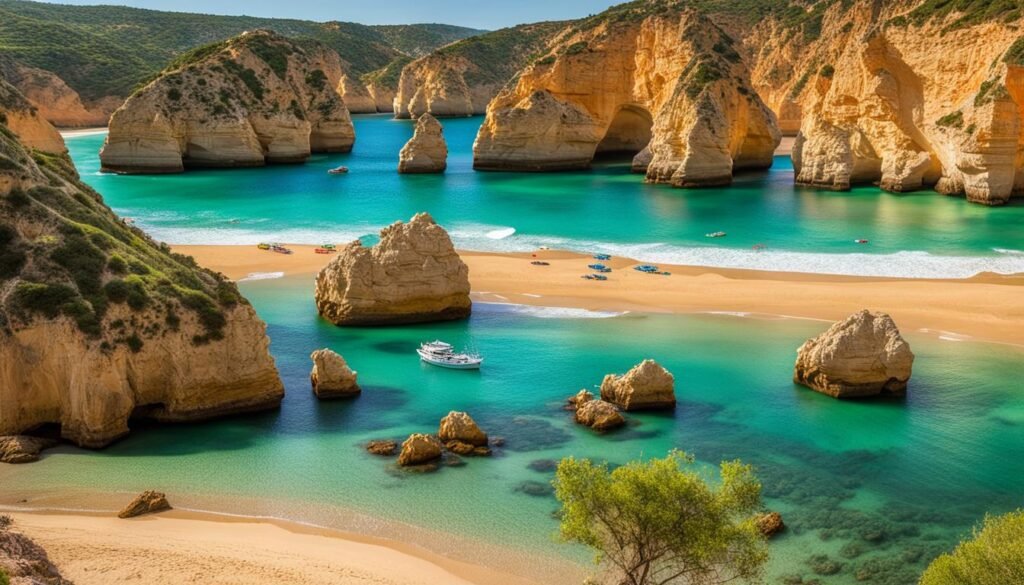 The Algarve coastline