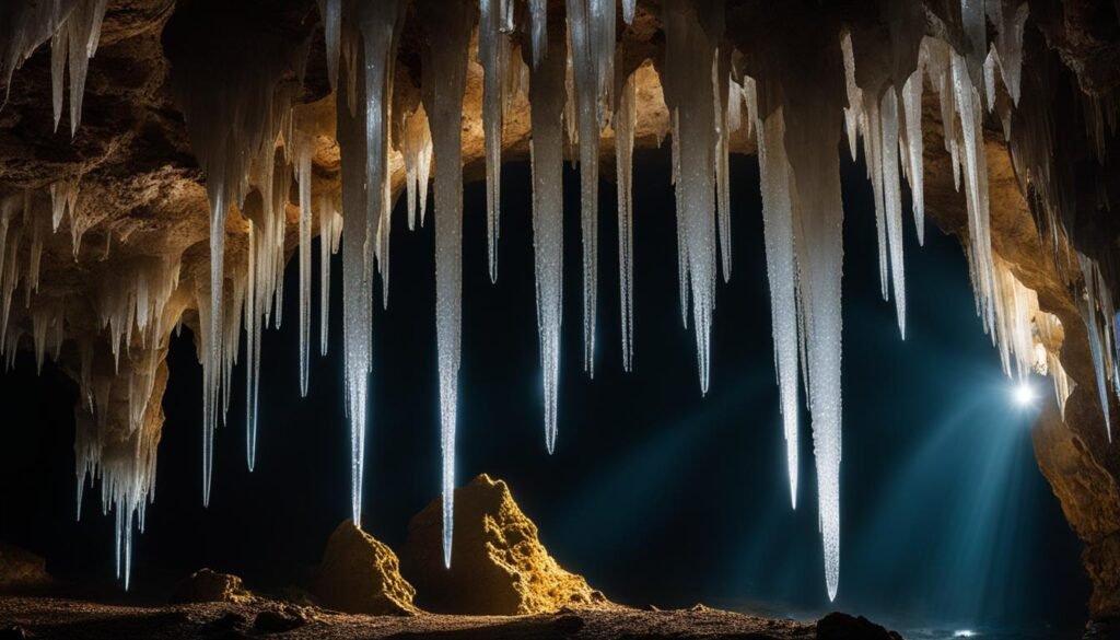 stalactite formations
